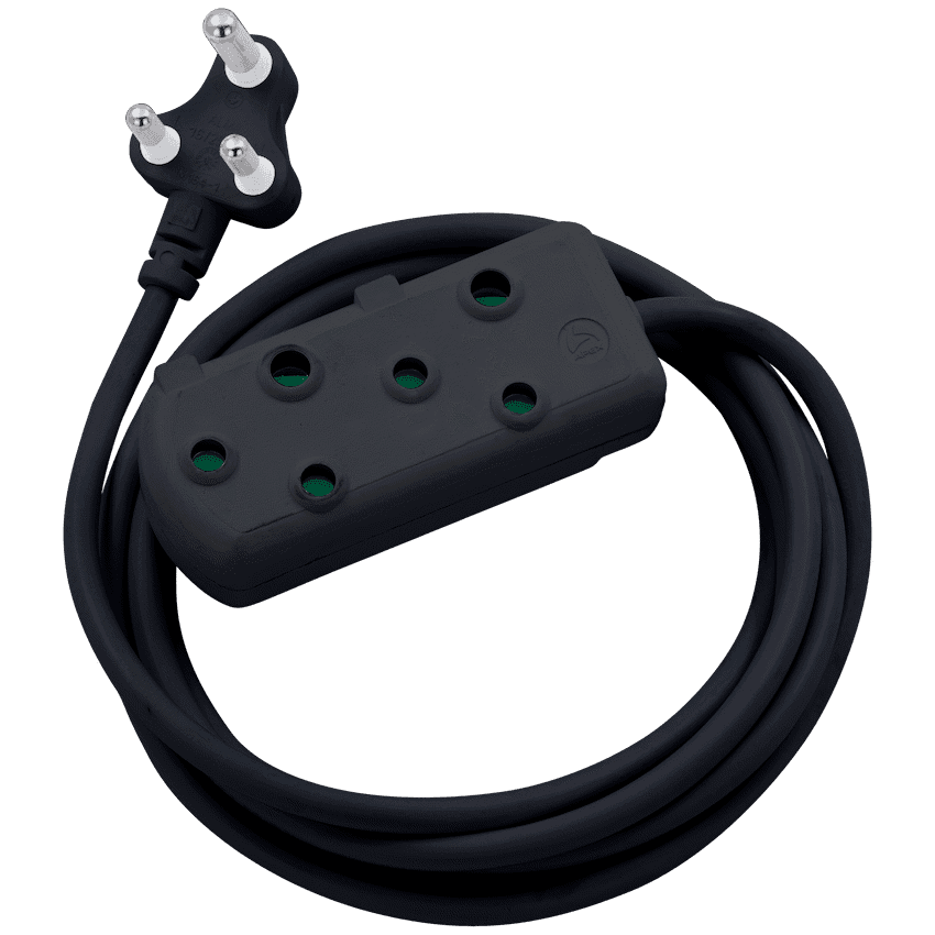 Switched Heavy Duty Side by Side (SBS) Extension Leads 5m