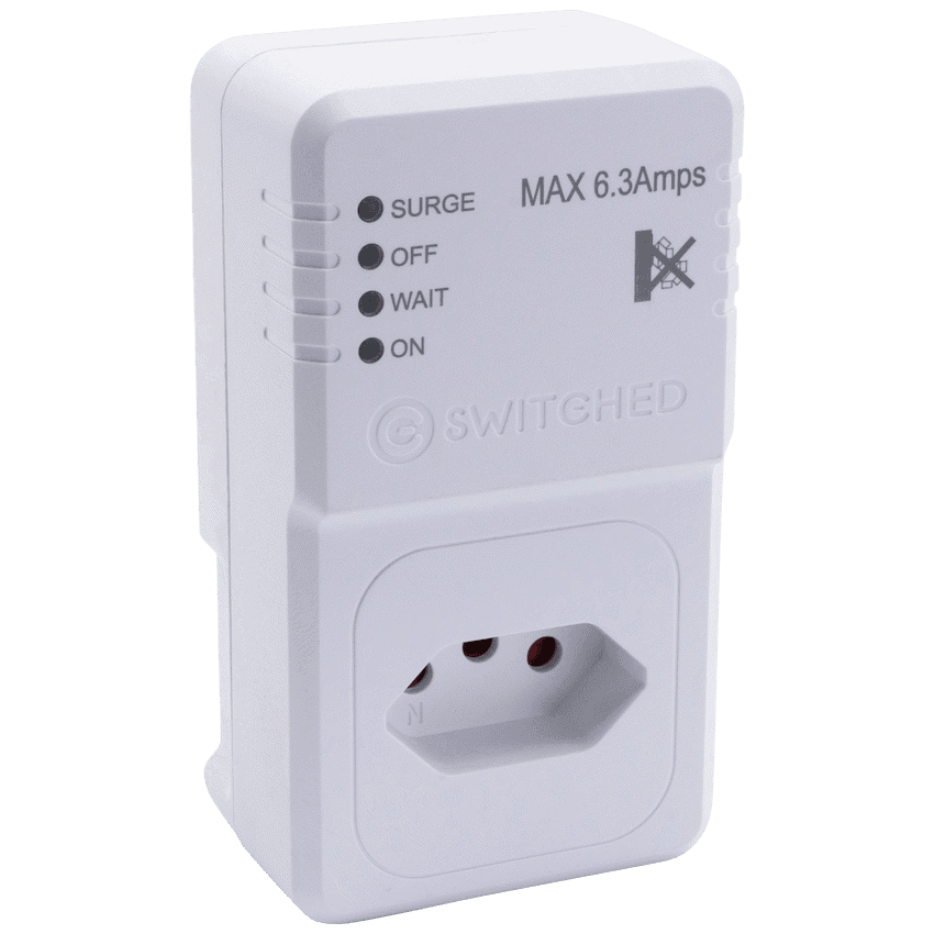 Switched 1-Way TV Surge Adaptor with SANS 164-2 1