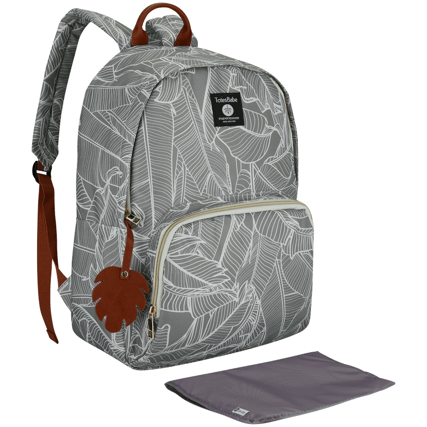 Totes Babe Selva Diaper Backpack Botanical Sage 2