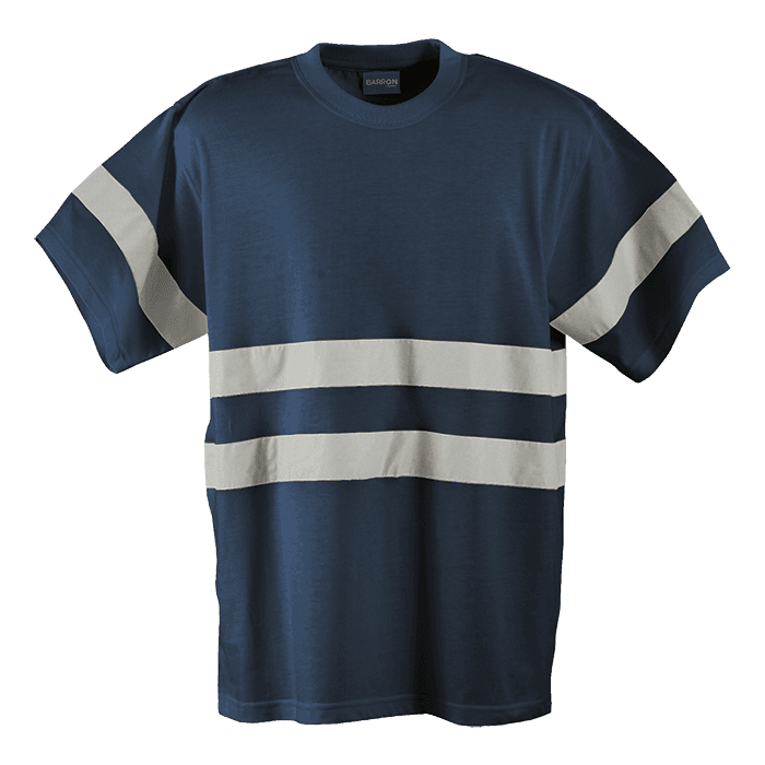 150g Poly Cotton Safety T-Shirt with tape 3