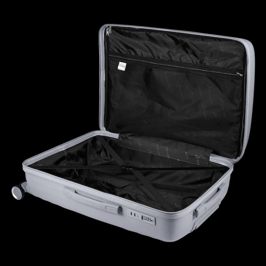 Travelwize Ripple PP 4-Wheel Spinner 55cm Luggage - Platinum 2