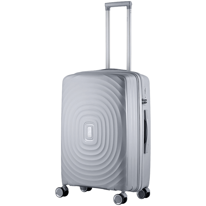 Travelwize Ripple PP 4-Wheel Spinner 65cm Luggage - Platinum