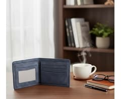 Urban Man Easton Cutout Detail PU Wallet 4