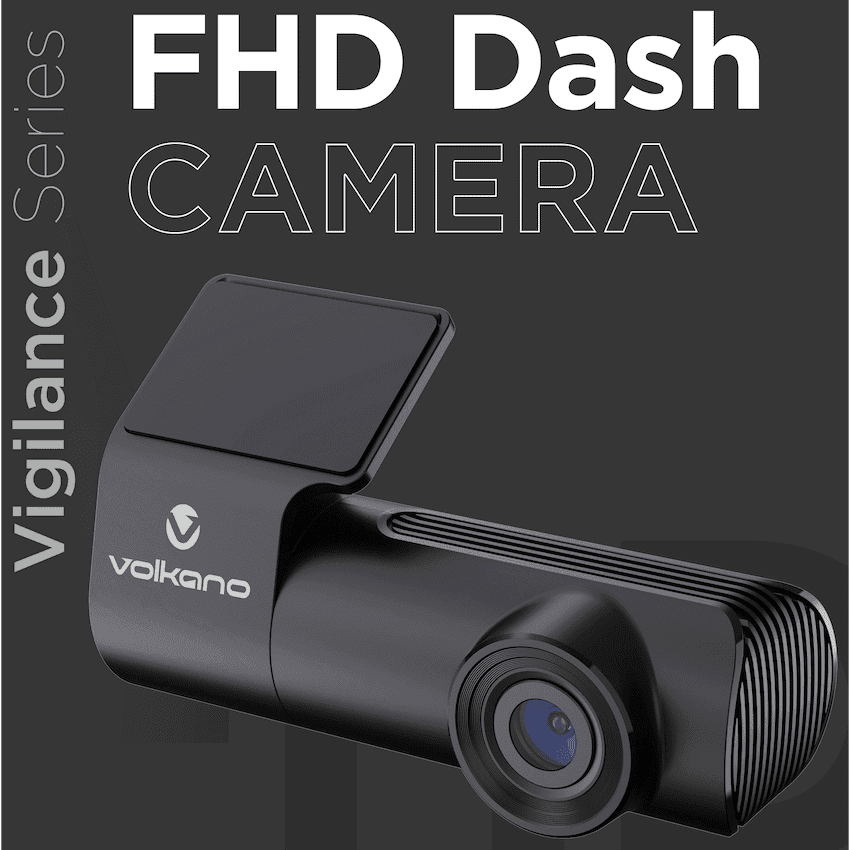 Volkano Vigilance Series FHD Dash Camera - Black 3