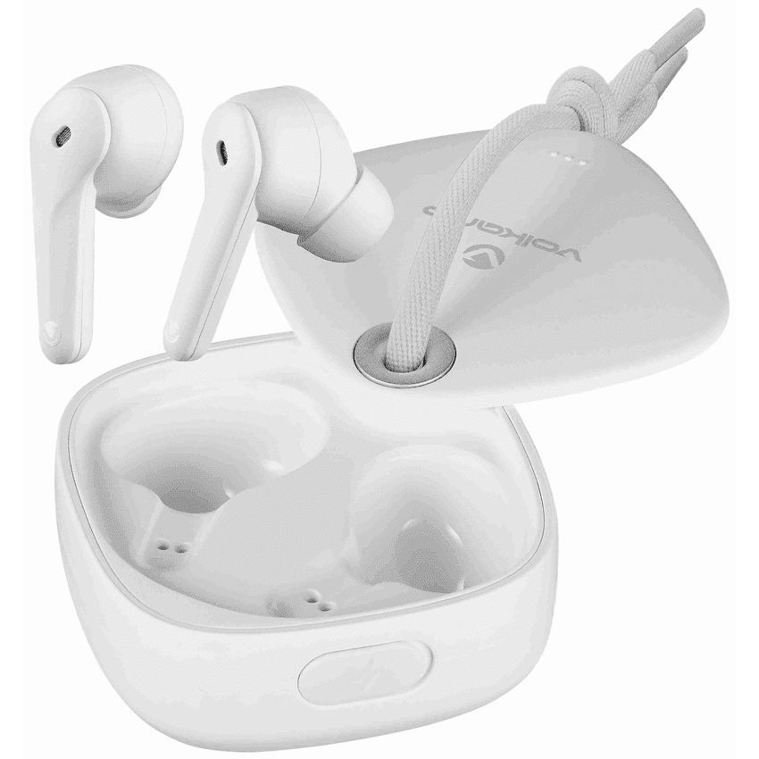 Volkano Ore Series True Wireless Earphones with Charging Case - White 2