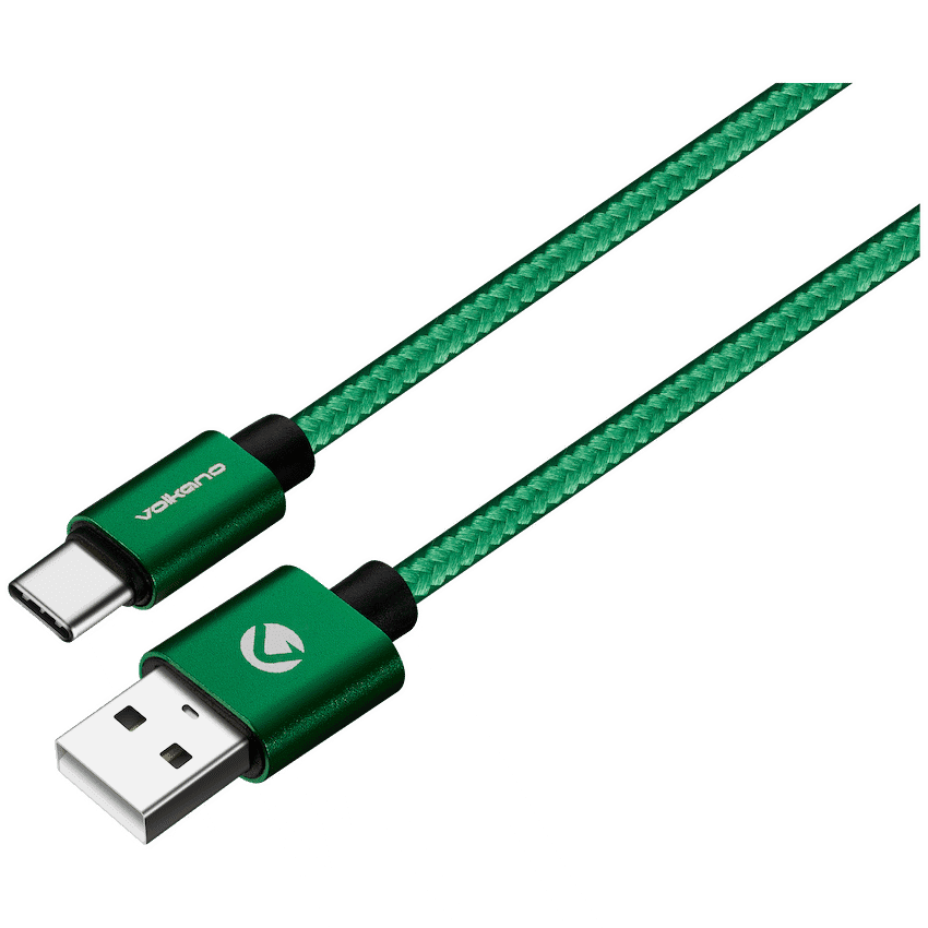 Volkano Fashion Series Micro USB Cable 1.8m - Apple Green 2