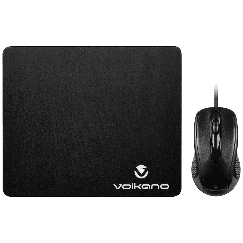 Volkano Slick series wired USB mouse with mousepad combo 2