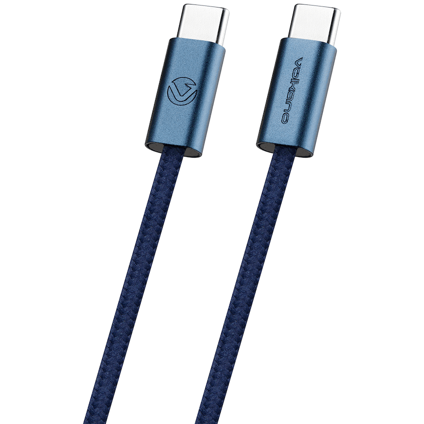 Volkano Weave Series 60w USB C to USB C 1.2m-Black 10
