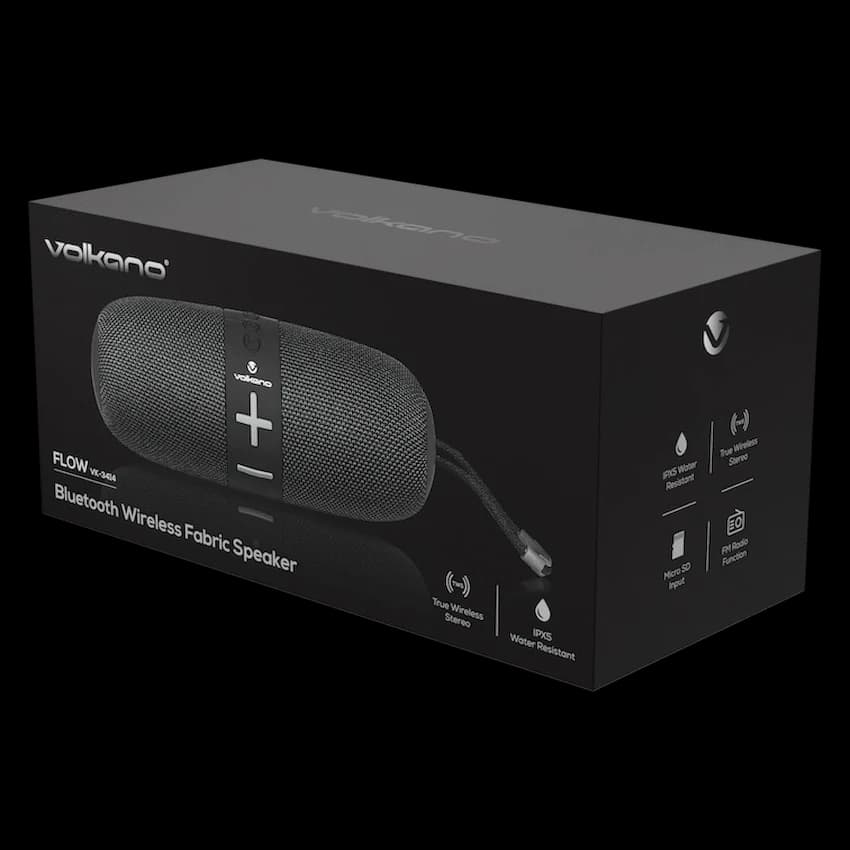 Volkano Flow Series Portable Bluetooth Speaker 9