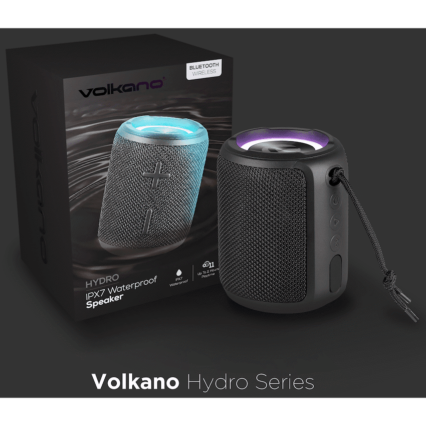 Volkano Hydro Series IPX7 Bluetooth Speaker - Black 5