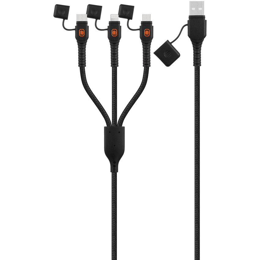 Rugged by Volkano Water- and Dust-Proof USB to 3-in-1 Cable - 1.2m 2