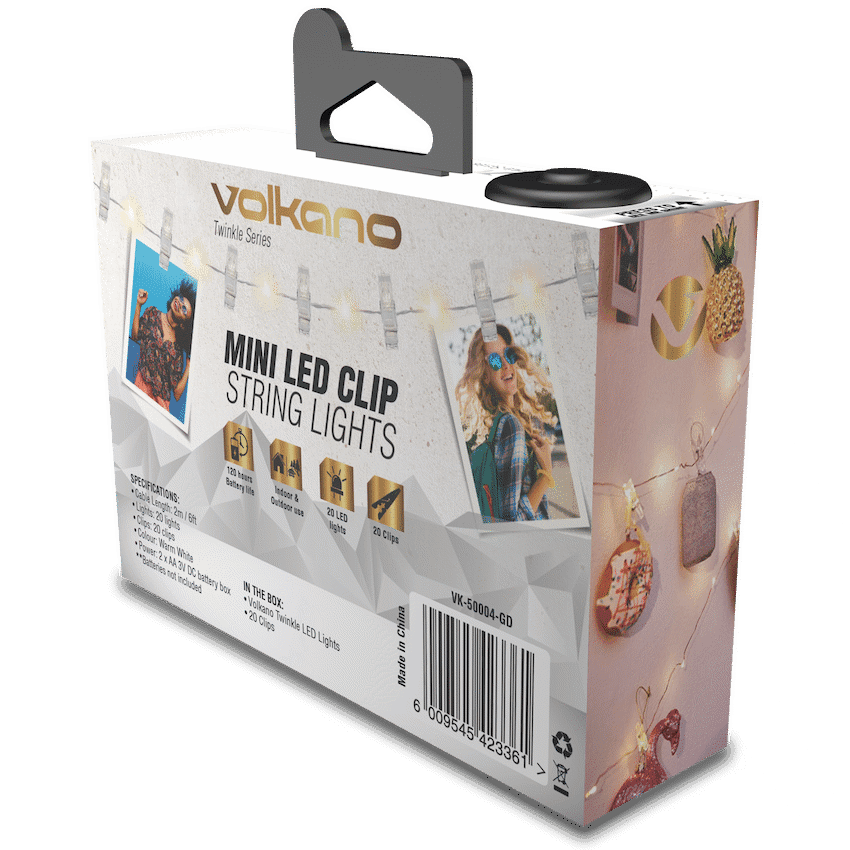 Volkano Twinkle Series Photo Clips with LED Lights 2