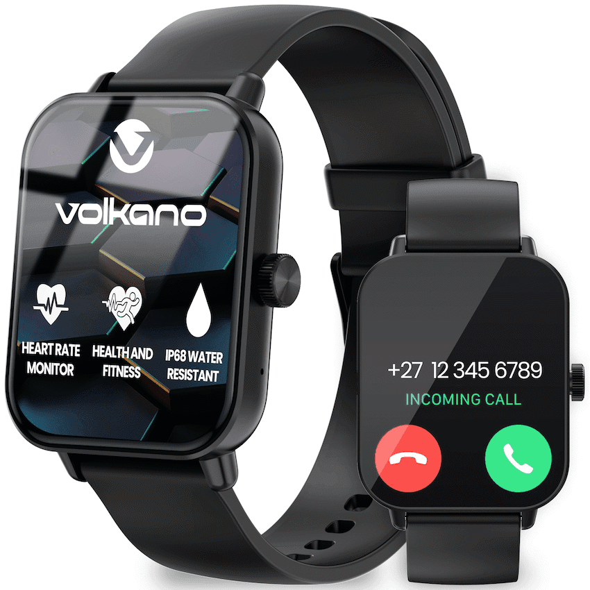 Volkano Chroma Series Smartwatch with Black Strap 1