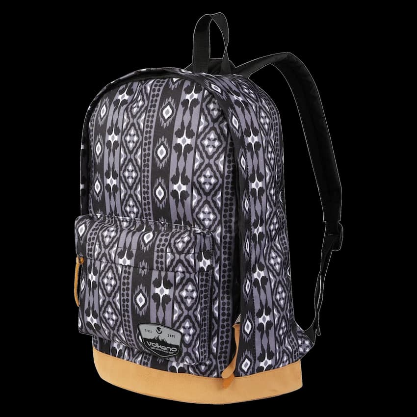 Volkano Suede Series Backpack - Ethnic - Dark Grey 3