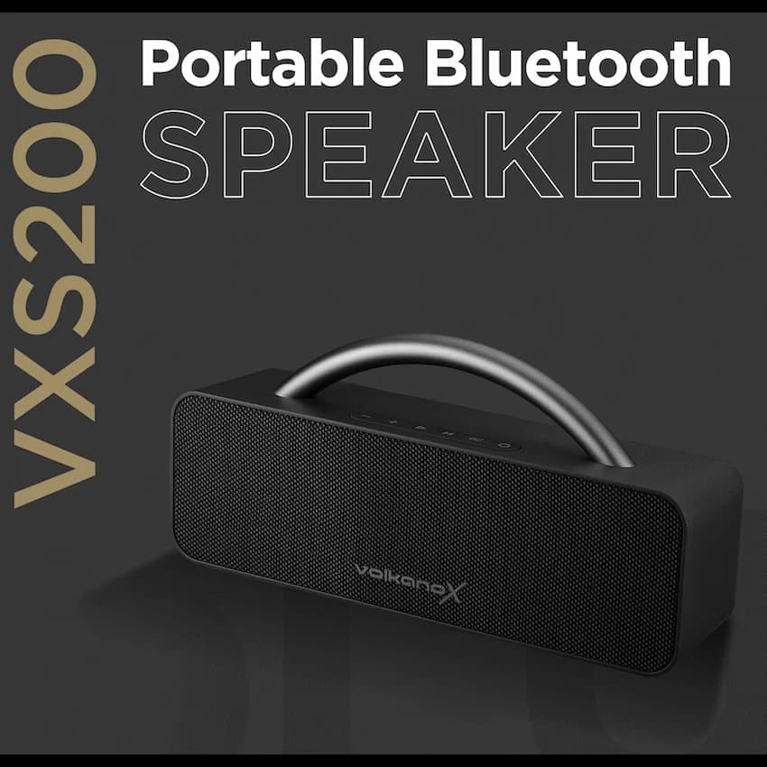 VolkanoX VXS200 Portable Bluetooth Speaker - Black 3