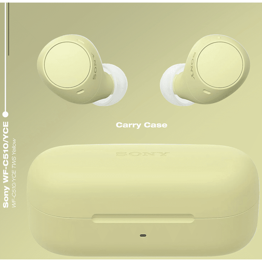 Sony C510 TWS Yellow 3