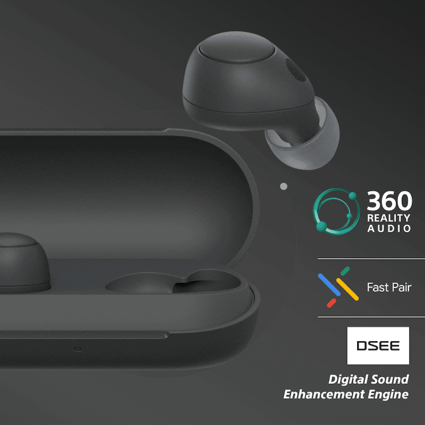 Sony WF-C700N (Black) True Wireless Earbuds 3