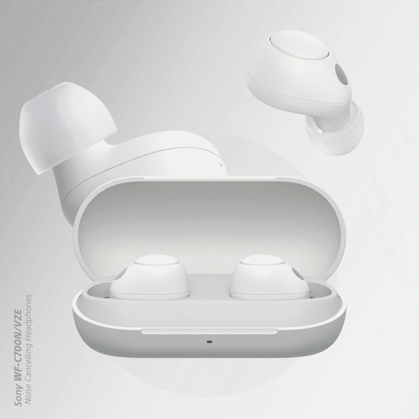 Sony WF-C700N (White) True Wireless Earbuds 4