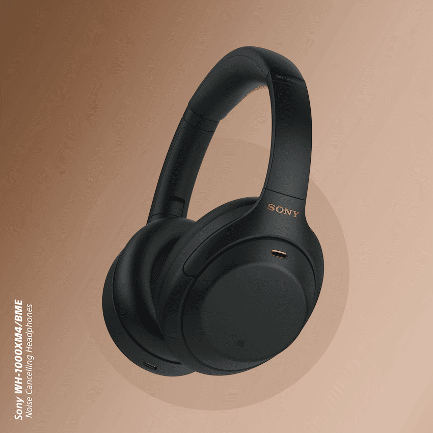 Sony WH-1000XM4 (Black) Noise-Cancelling BT Headphones 3
