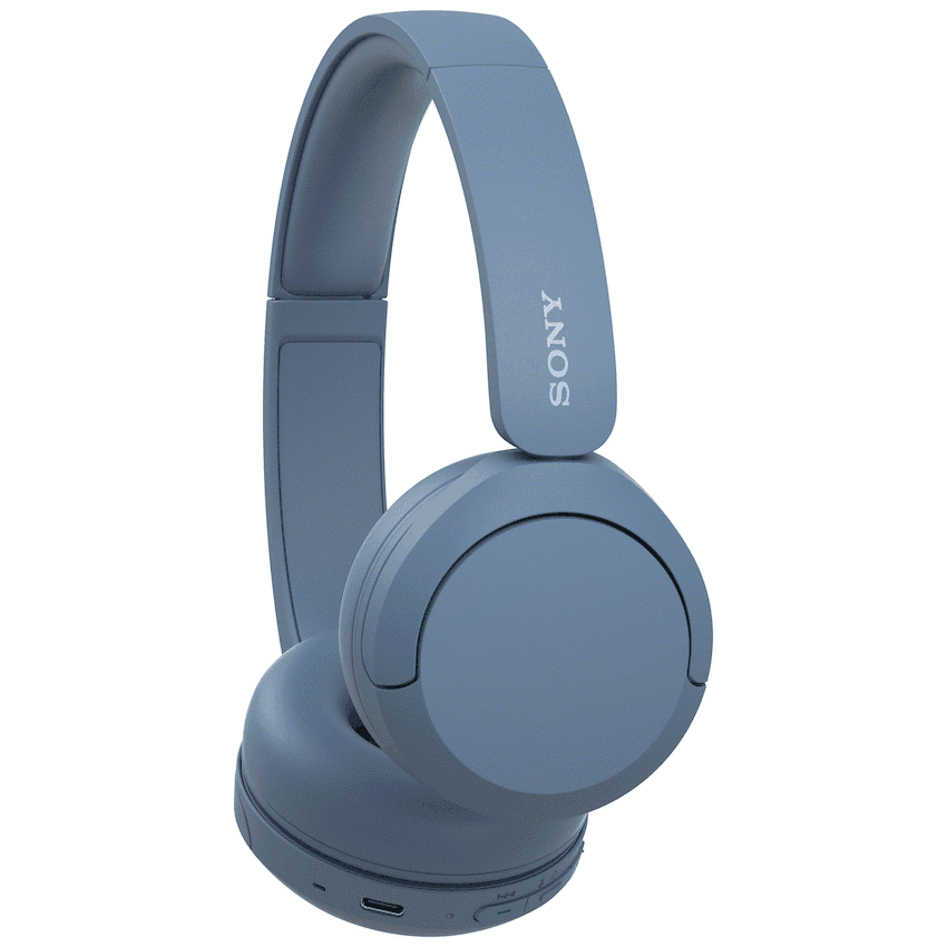 Sony WH-CH520 (Blue) Bluetooth On-Ear Headphones 4