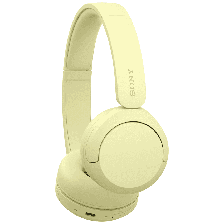 Sony WH-CH520 (Yellow) Bluetooth On-Ear Headphones