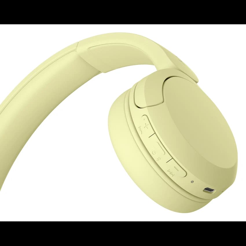 Sony WH-CH520 (Yellow) Bluetooth On-Ear Headphones 3