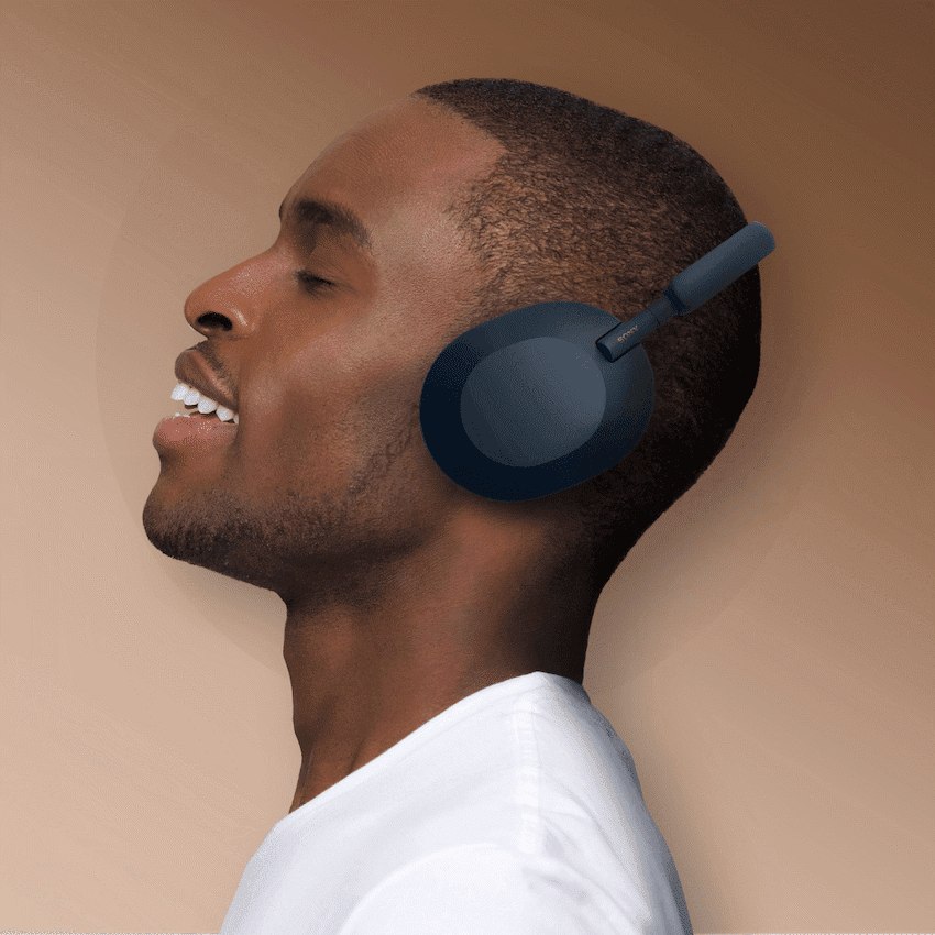 Sony WH1000XM5 (Blue) Noise-Cancelling BT Headphones 3