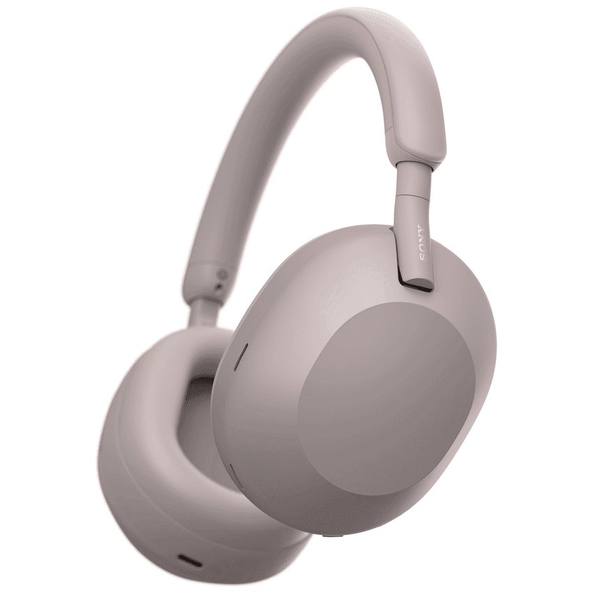 Sony WH1000XM5 Noise Cancelling BT Headphones - Smoky Pink 2