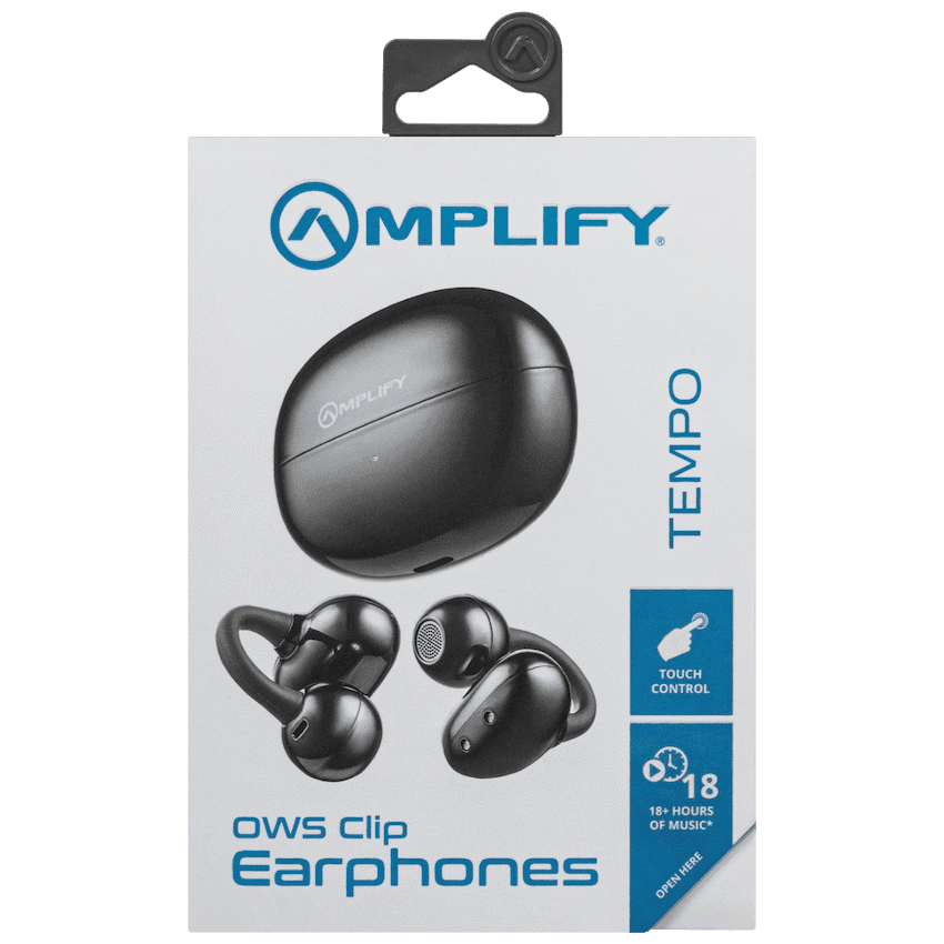 Amplify Tempo Series OWS Clip Earphone - Black 6