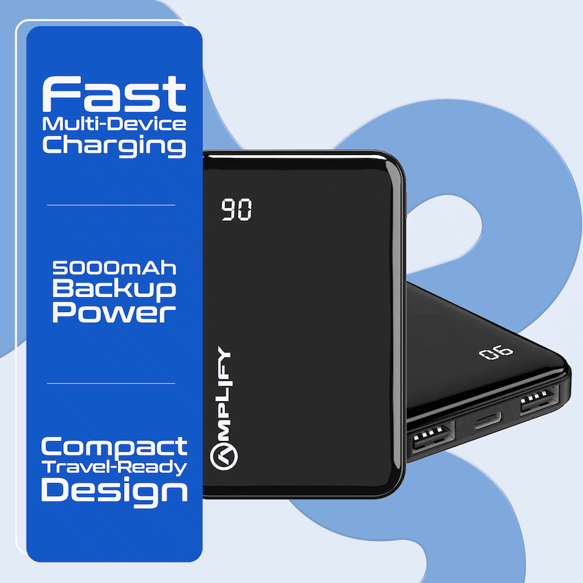 Amplify Spark 2 Series 5000 mAh Power Bank - Black 3