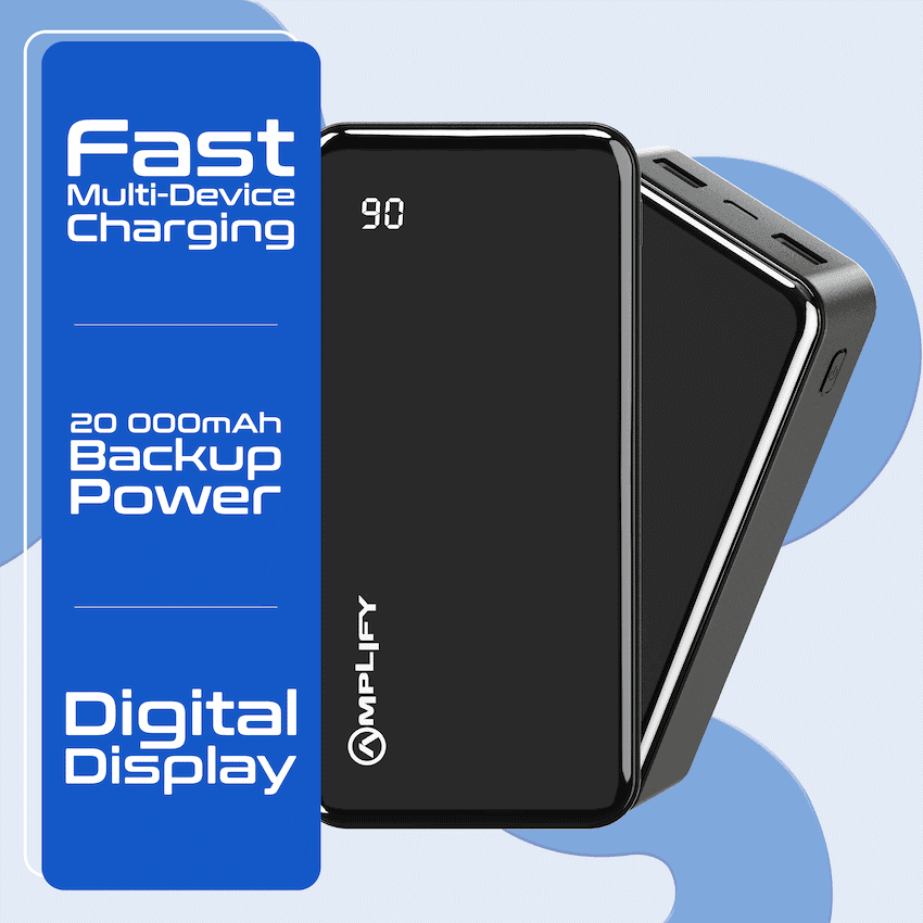Amplify Spark 2 Series 20 000 mAh Power Bank - Black 9