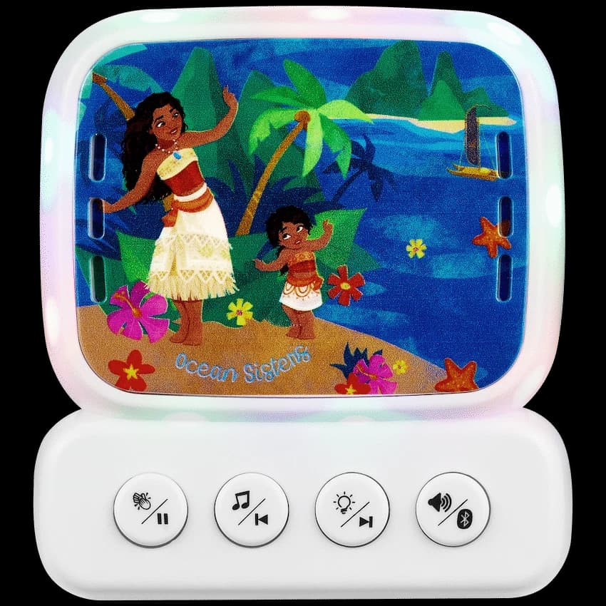 Disney Moana 2 Mini Bluetooth Karaoke Machine with Belt Hook 5