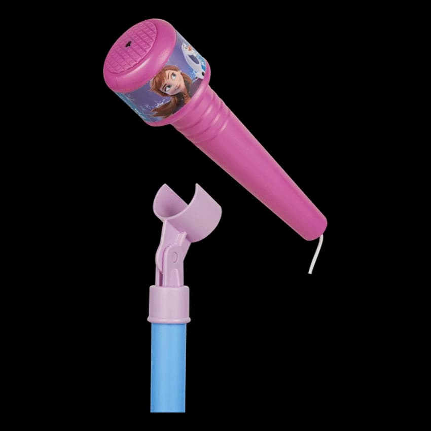 Disney Frozen Double Karaoke Mic Stand with Colourful Lights 3