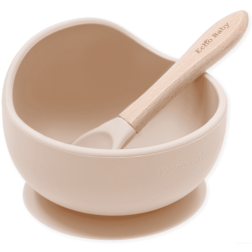 Echo Baby Silicone Suction Bowl and Spoon Set 2