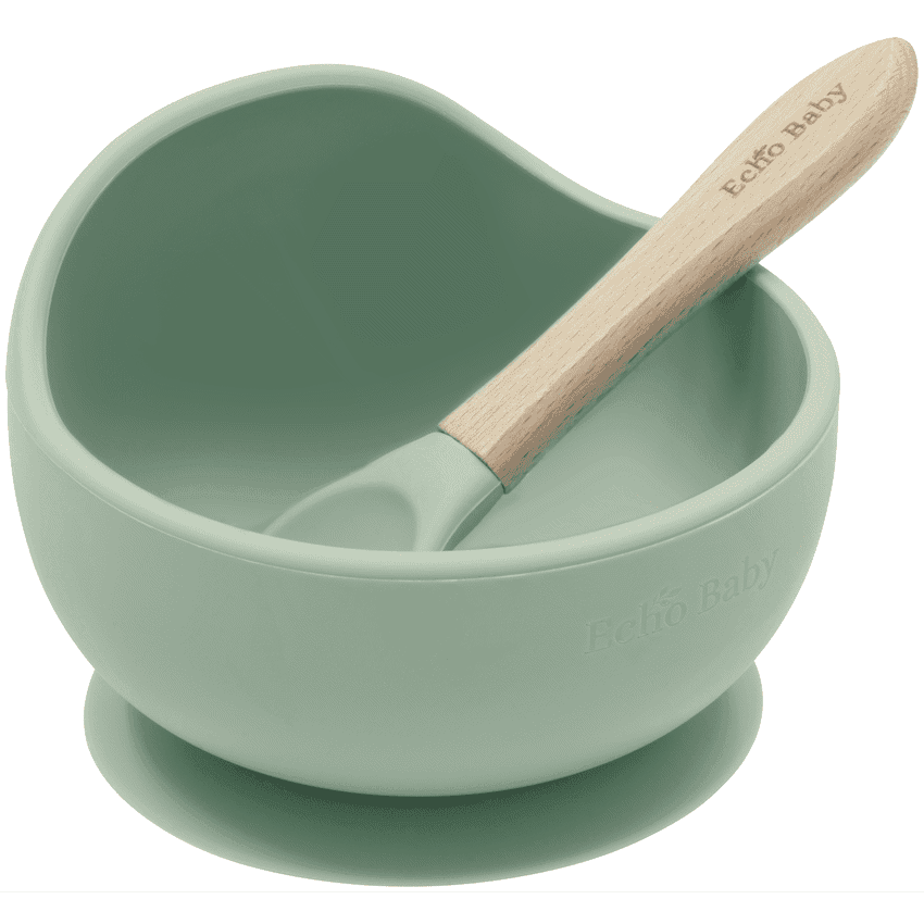 Echo Baby Silicone Suction Bowl and Spoon Set 4