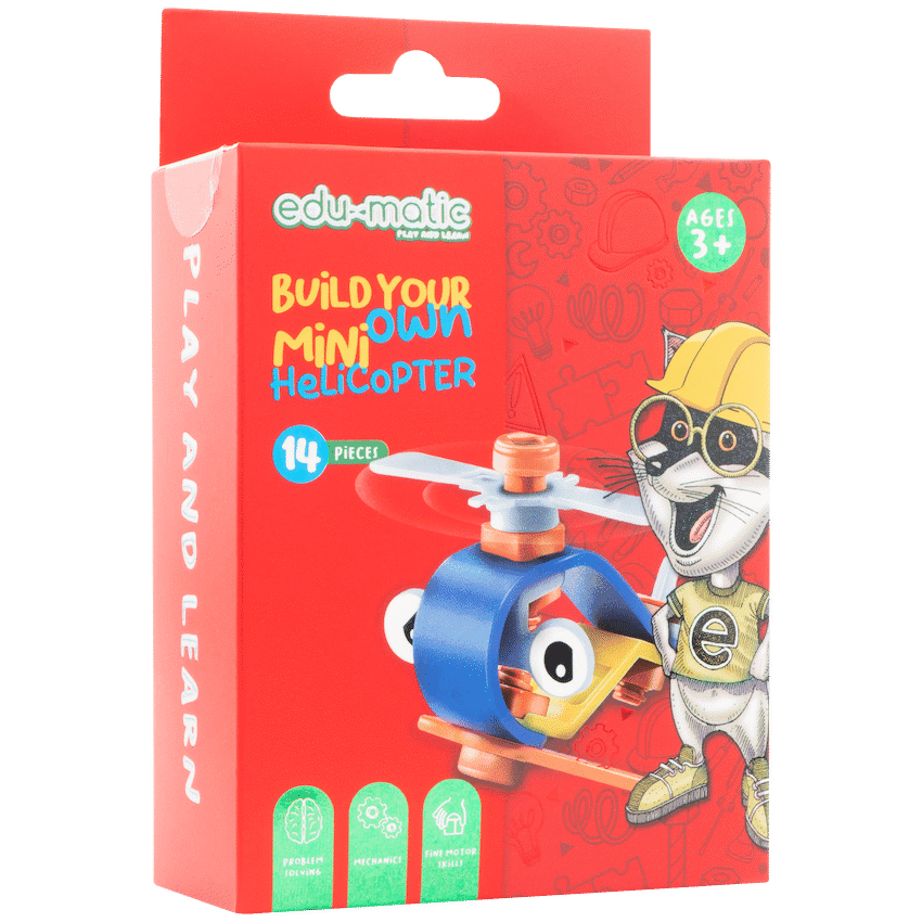 Edu-matic Flexi Build Mini Kit - Helicopter - 14 pcs 6