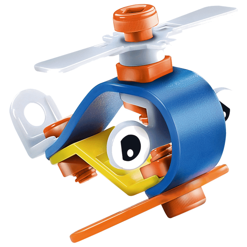 Edu-matic Flexi Build Mini Kit - Helicopter - 14 pcs 9