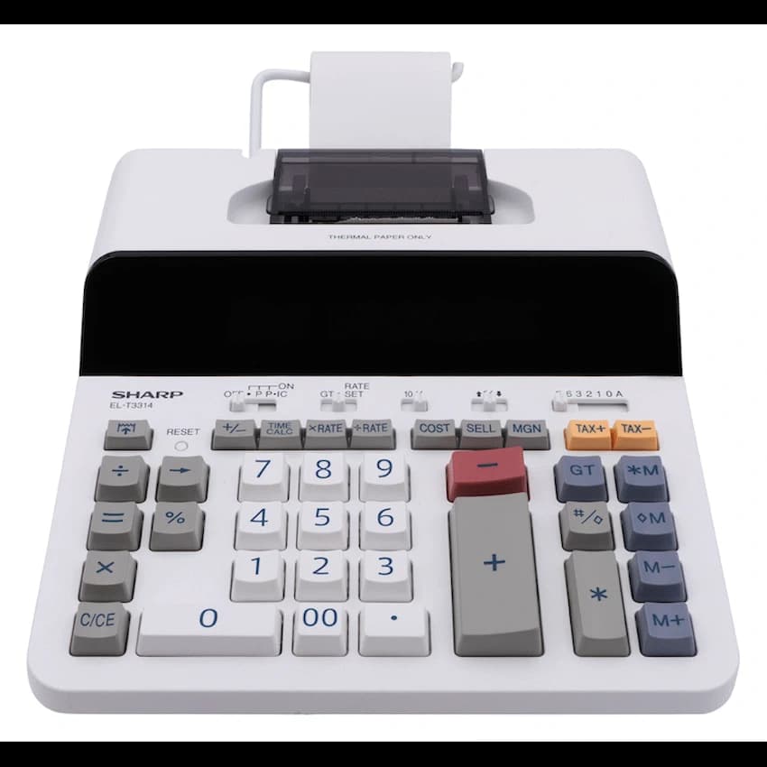 Sharp EL-T3314 Printing Calculator 9