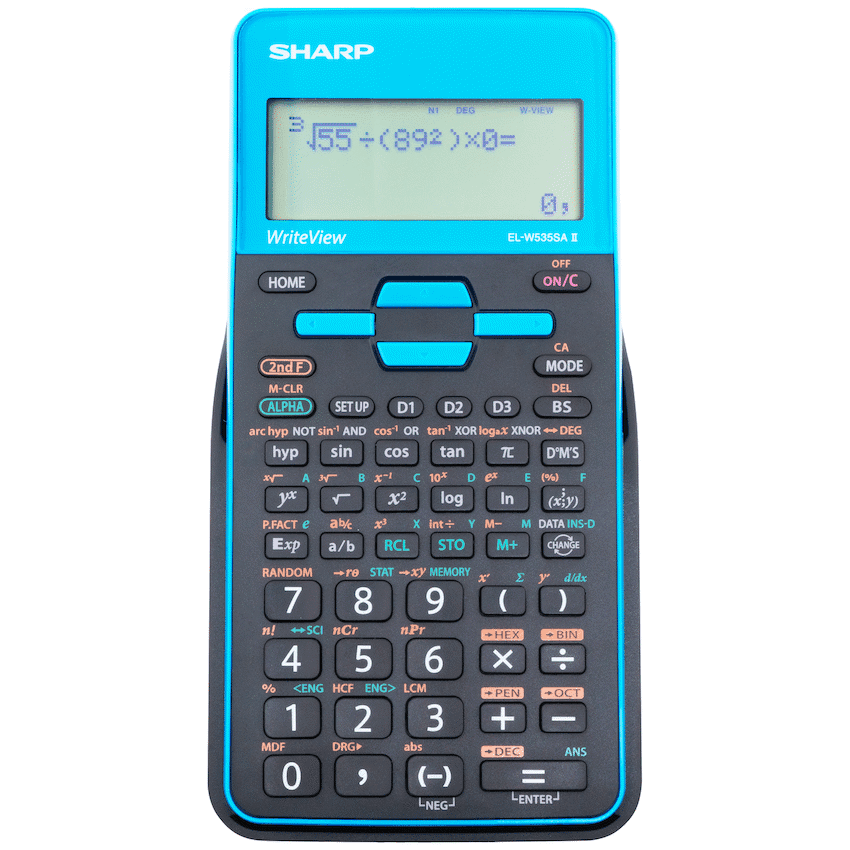 Sharp EL-W535SAII Blue Scientific Calculator 1