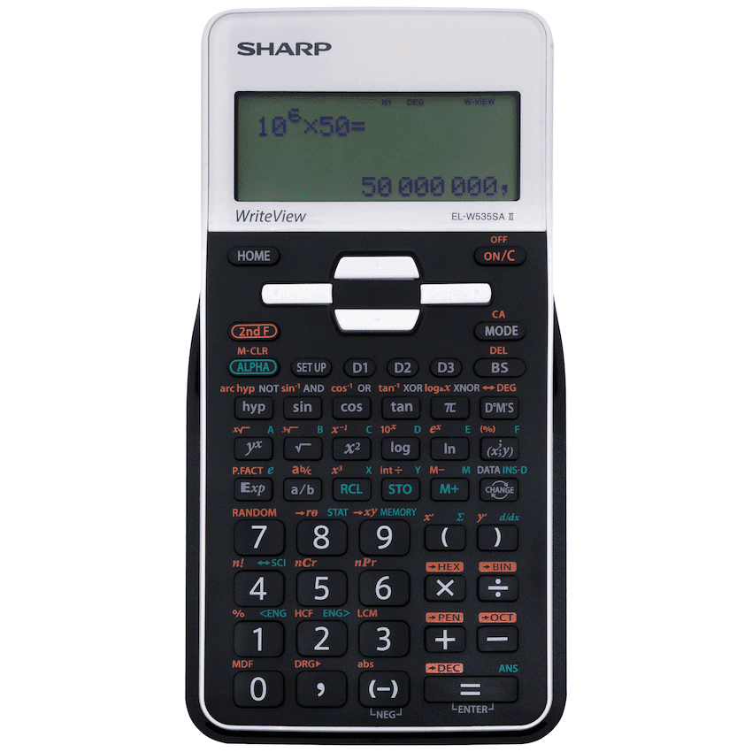Sharp EL-W535SAII Blue Scientific Calculator 3