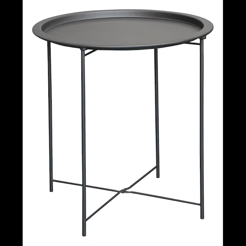 Everfurn Nala Side Table Black, Painted MDF, Steel Frame, 2 Pack 5