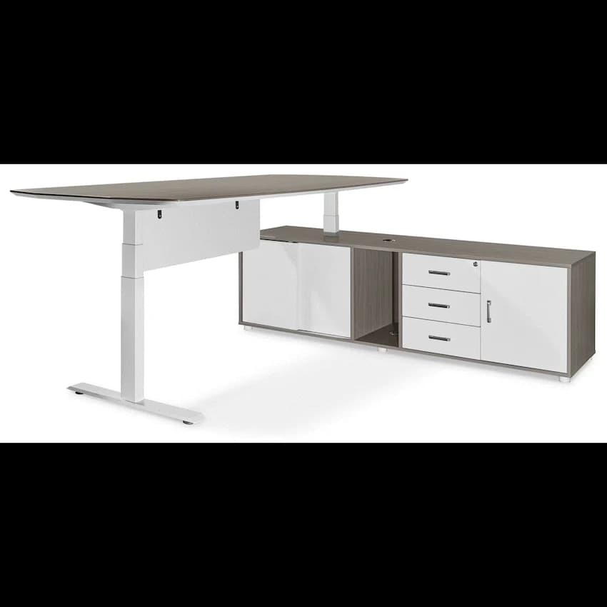 Everfurn Diana Coffee Table Black Marble with Black Legs 5