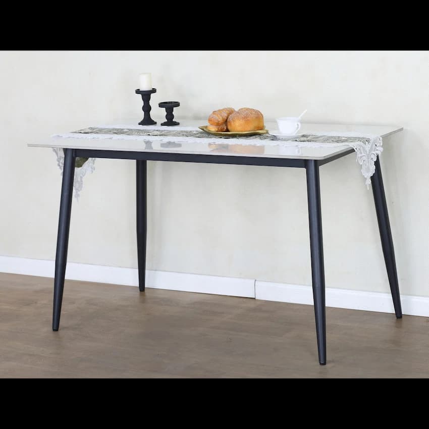 Everfurn Theo Dining Table - White, Box 1 of 2 10