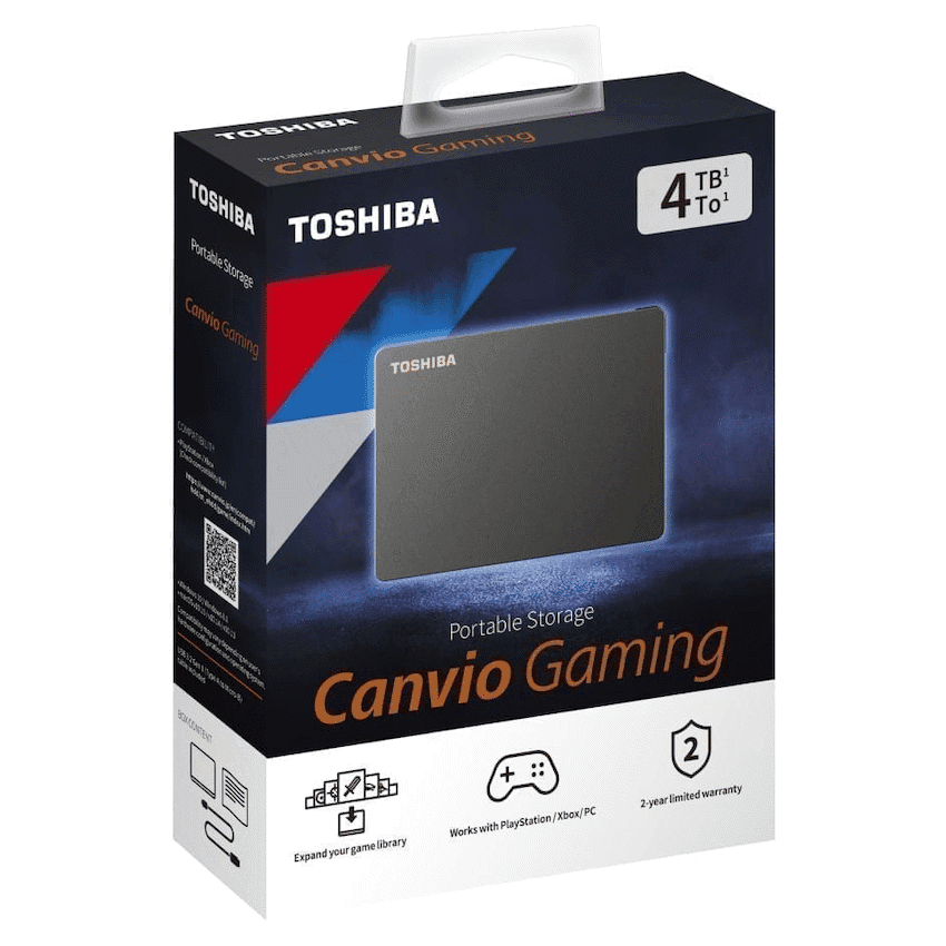 Toshiba Canvio Gaming 4TB Black 1