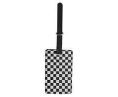 Checkered Luggage Tag 2