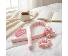 4-Piece Heatless Hair Curling Set 4