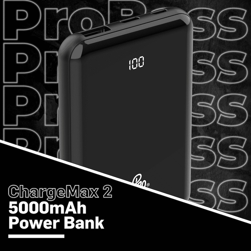 Pro Bass - ChargeMax 2 5000mAh power bank - Black 8