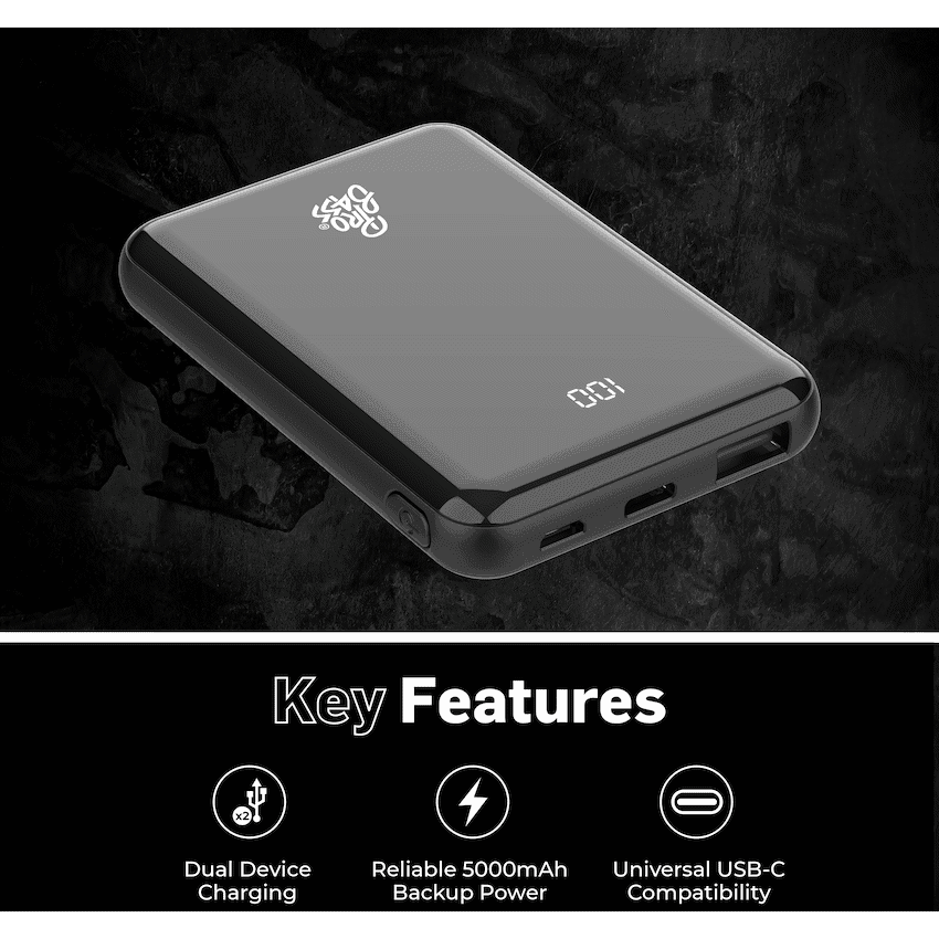 Pro Bass - ChargeMax 2 5000mAh power bank - Black 9