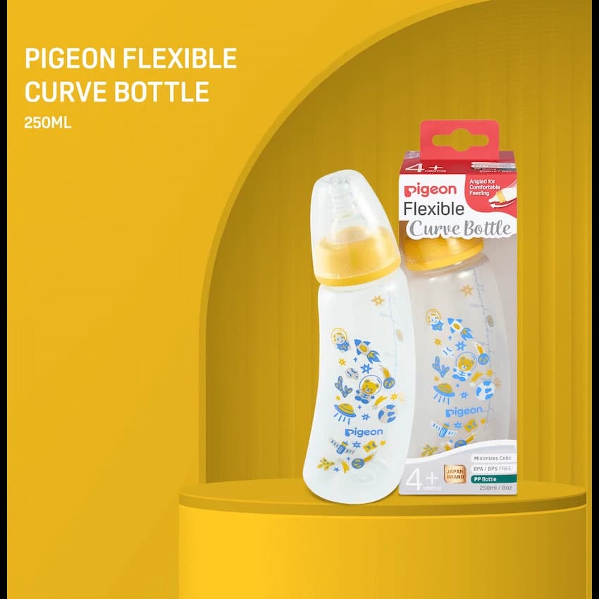 Pigeon Flexible Curve Bottle 250ml - Space 5