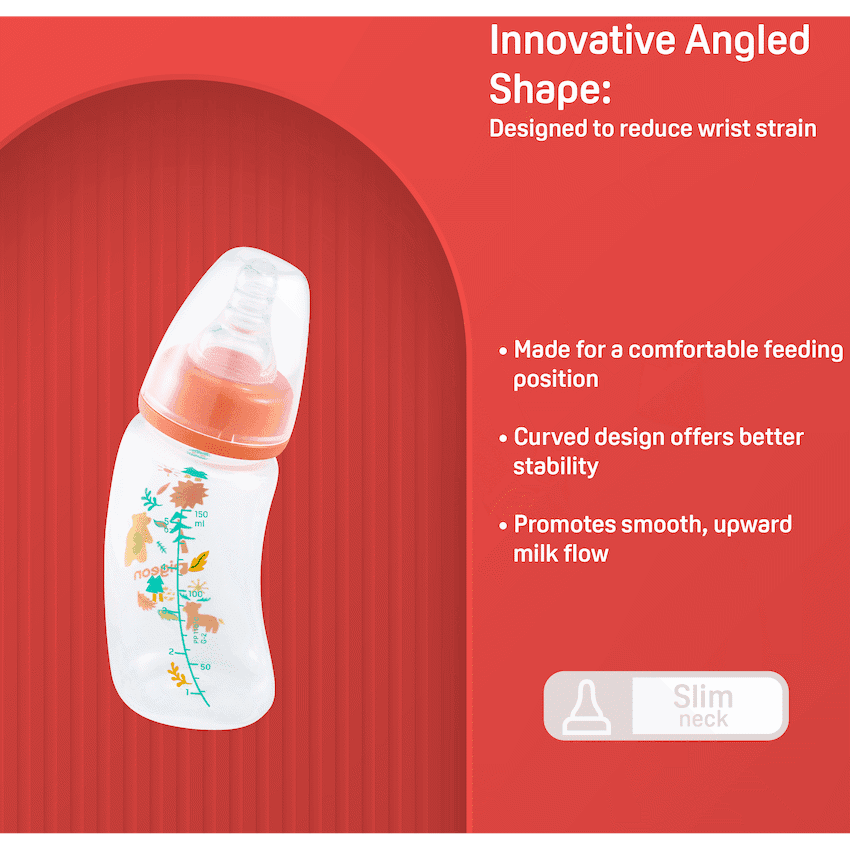 Pigeon Flexible Curve Bottle 150ml - Forest 4